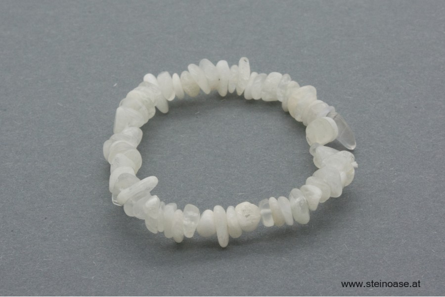 Armband Mondstein GRAU 'Splitter'